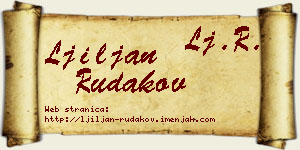 Ljiljan Rudakov vizit kartica